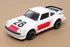 Corgi 10cm Long Diecast C139/8 - Porsche 911 Turbo #28 - White/Red