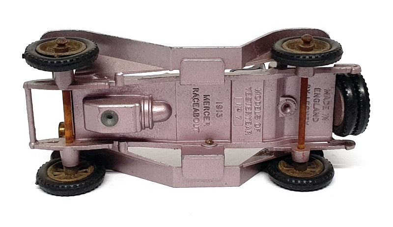 Matchbox 8cm Long Diecast MB02 - 1913 Mercer Raceabout - Silver