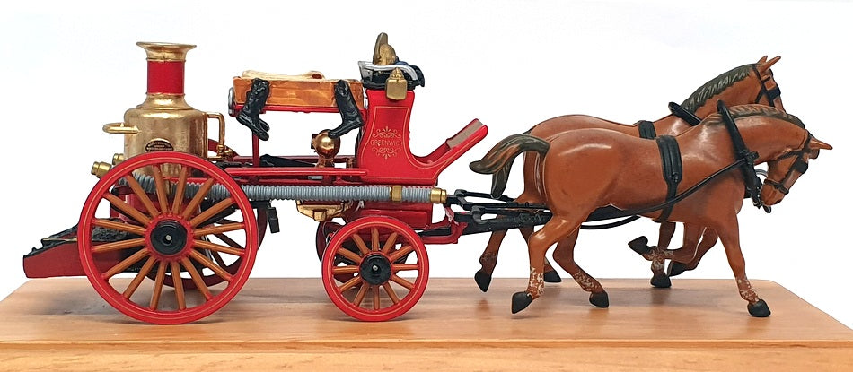 Matchbox Appx 14cm Long YSFE05-M - 1880 Merryweather Horse Drawn Fire Engine