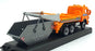 Cararama 1/60 Scale 10005A - Mercedes-Benz Construction Truck with Skip - Orange