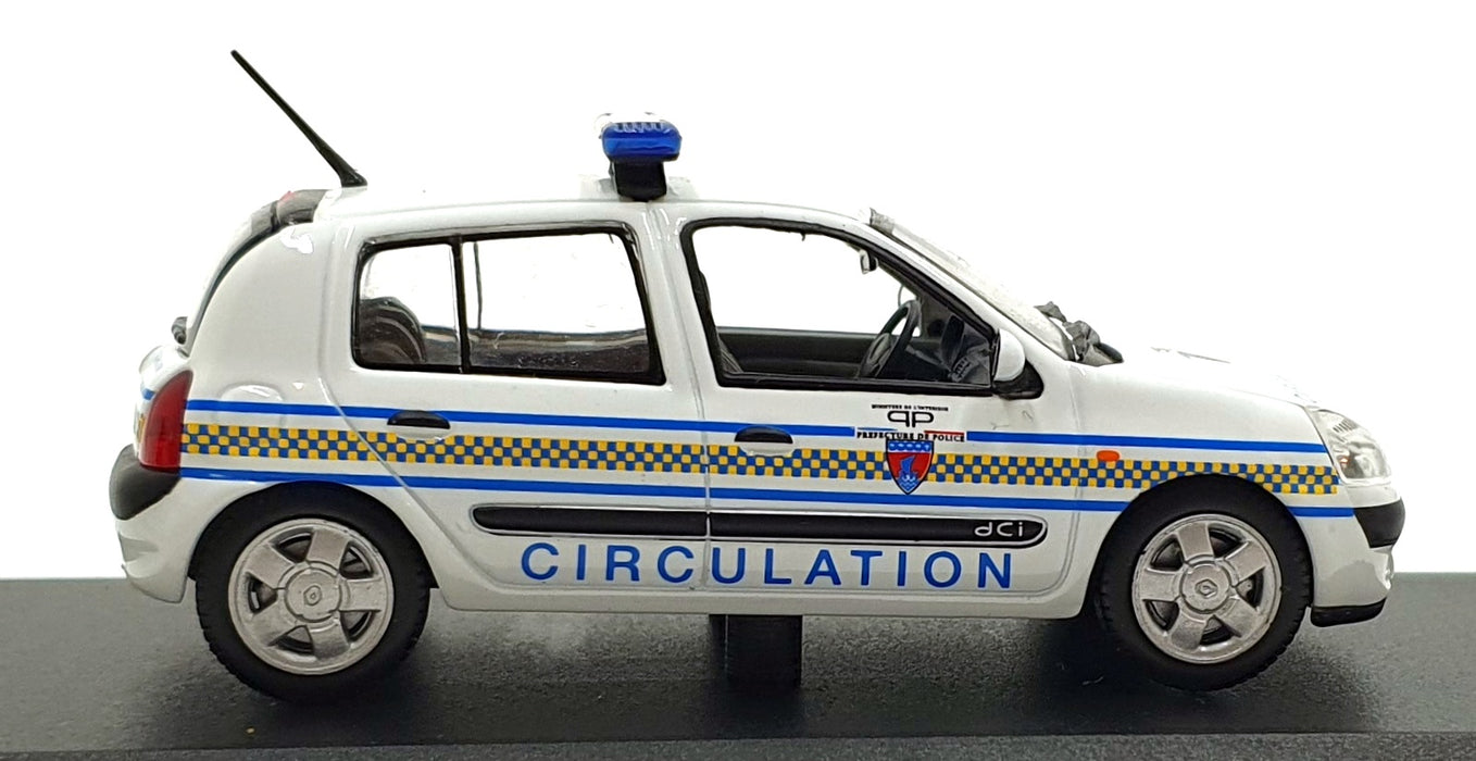 Norev 1/43 Scale 517512 - Renault Clio Police de Paris  - White