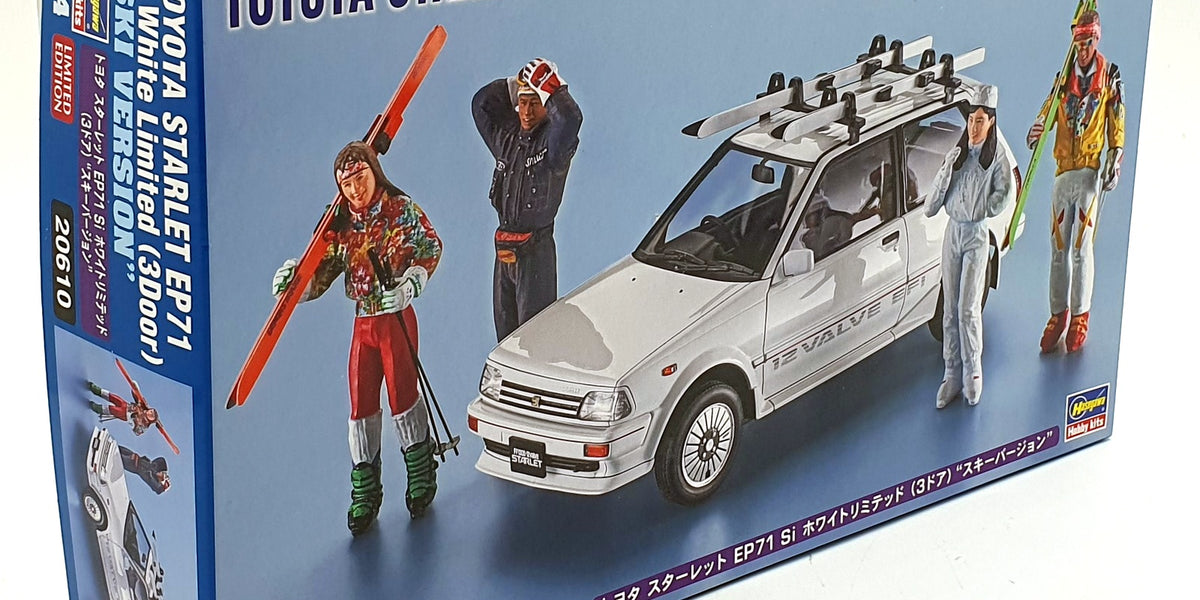 Hasegawa Kits 1/24 Scale 20610 - Toyota Starlet EP71 Si White