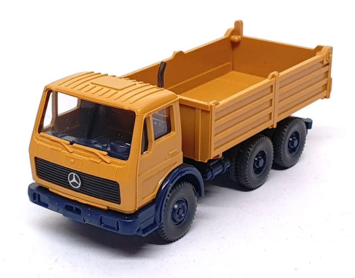 Wiking 1/87 Scale 16673 - Mercedes Benz Tipper Truck - Mustard