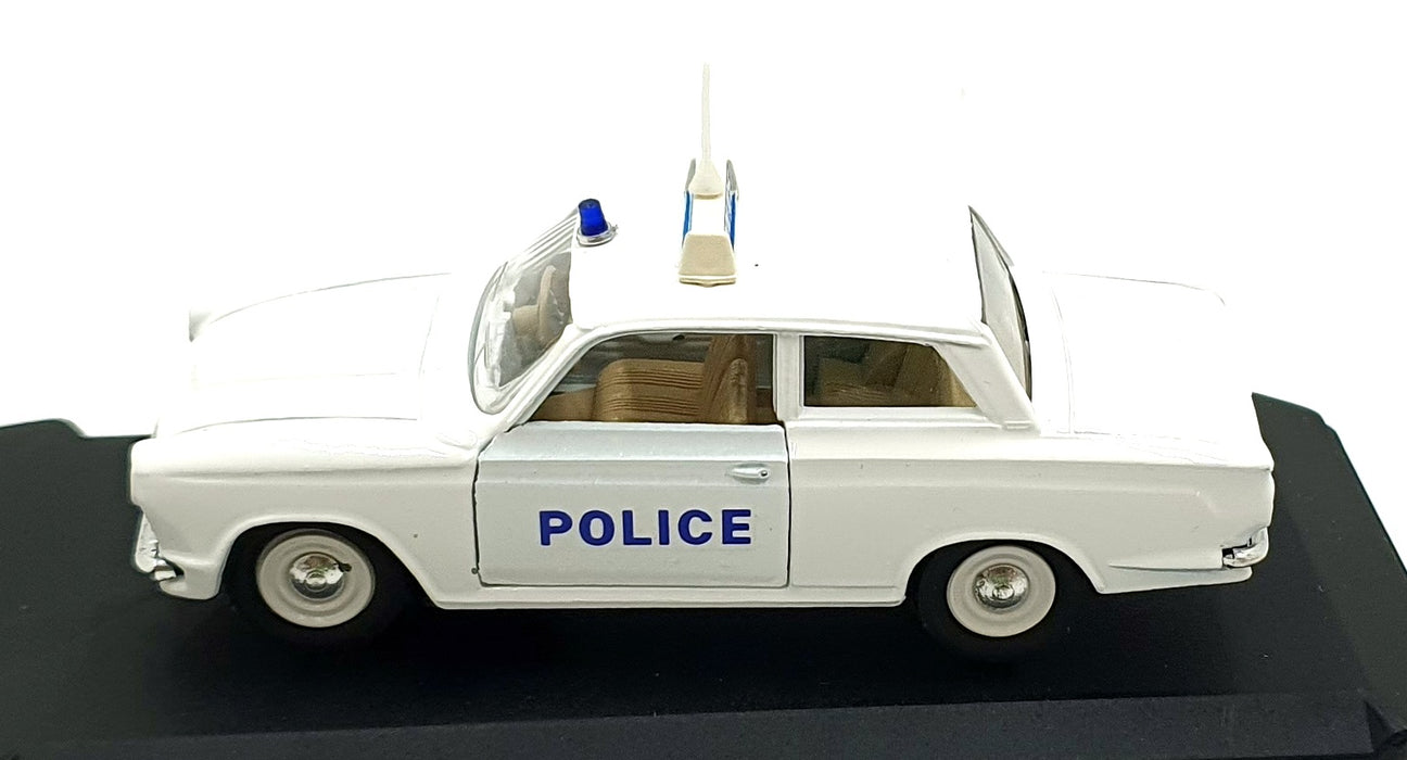Eligor 1/43 Scale Diecast 1104 - 1965 Ford Cortina Police Car - White