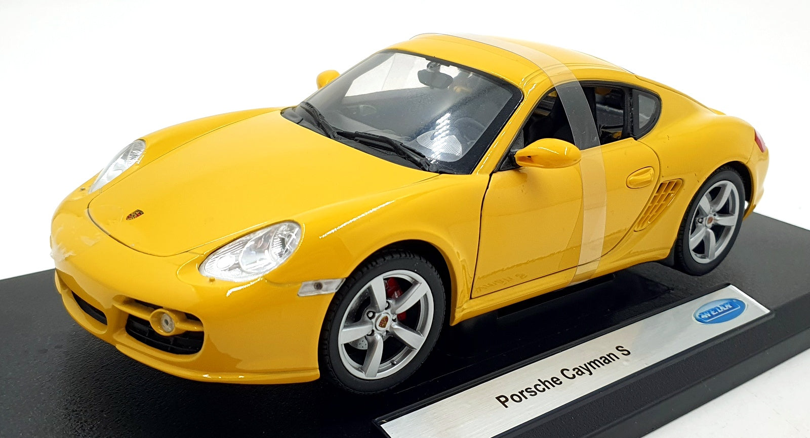 Welly 1/18 Scale Diecast TY4948 - Porsche Cayman S - Yellow