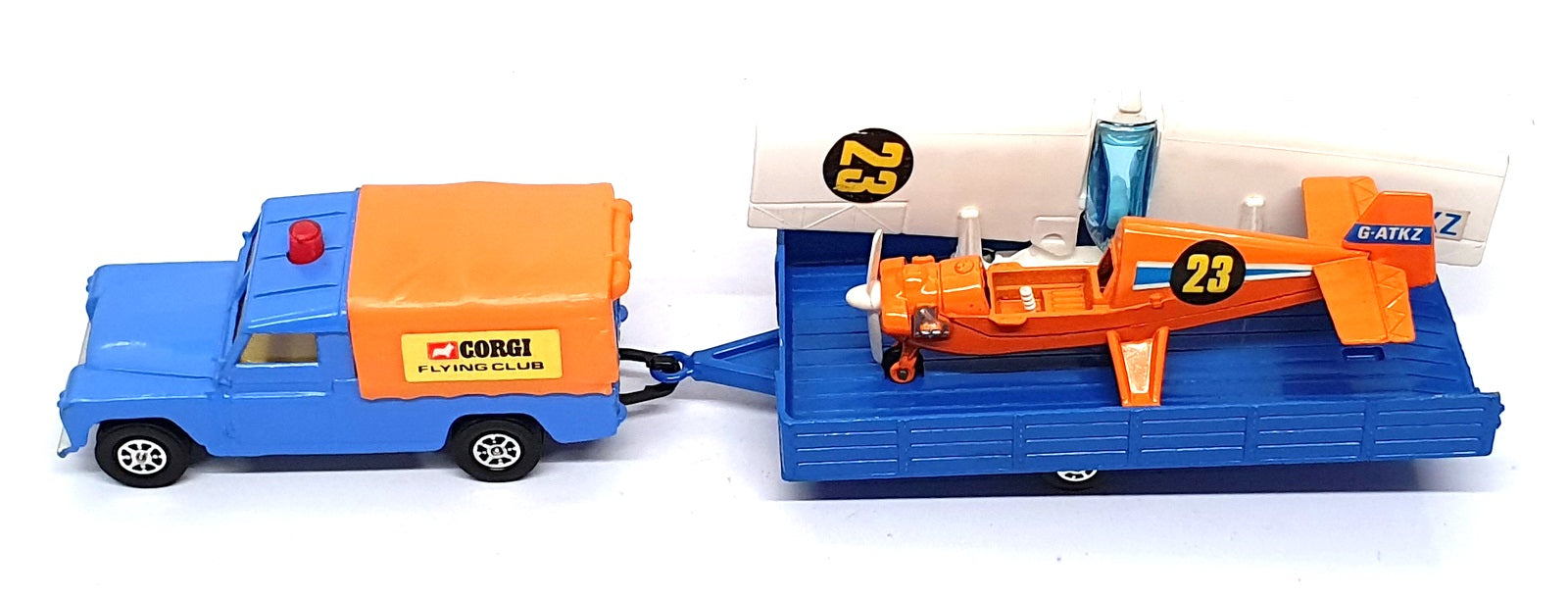 Coffret Corgi Gift Set 19 – Rover 3500 SD1 Police + Hélico Jet Ranger – 1/36 – 1987