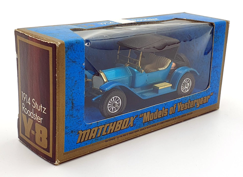 Matchbox Models Of Yesteryear Y-8 - 1914 Stutz Roadster - Blue