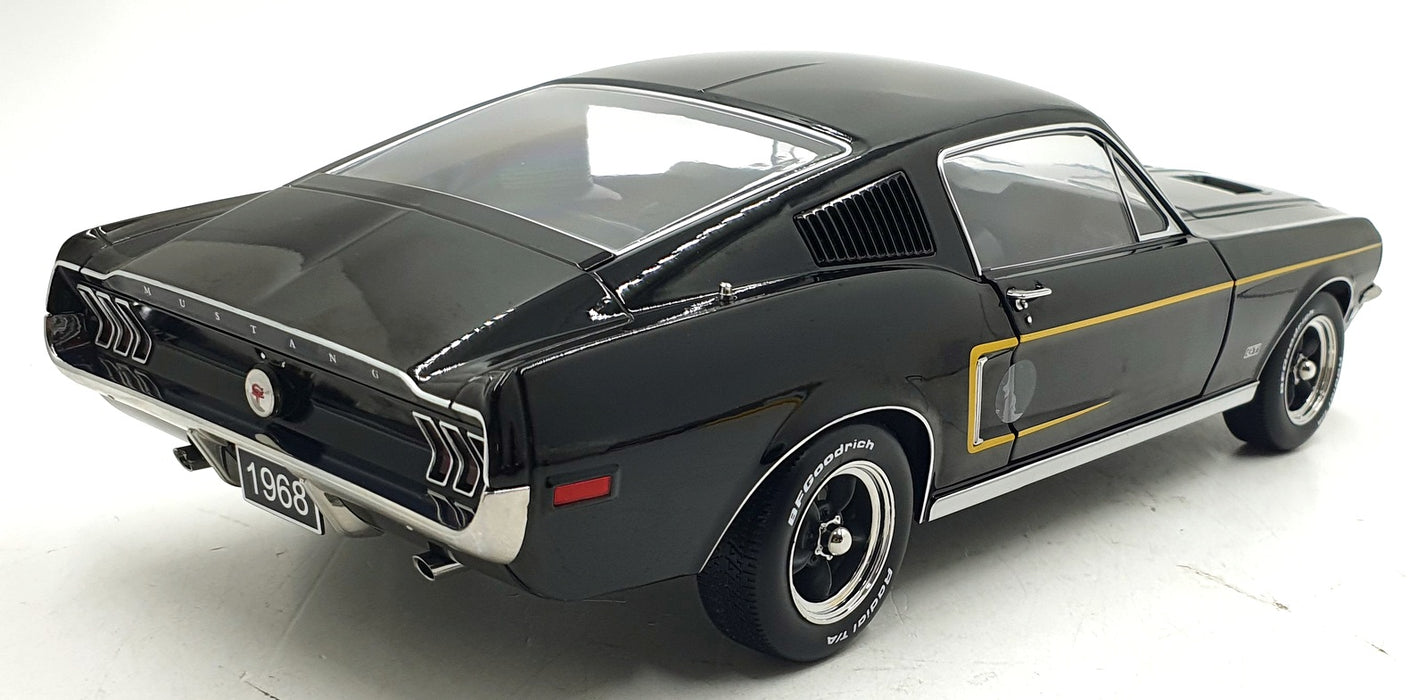 KK Scale 1/12 Scale KKDC120223 - 1968 Ford USA Mustang GT Fastback Coupe - Black