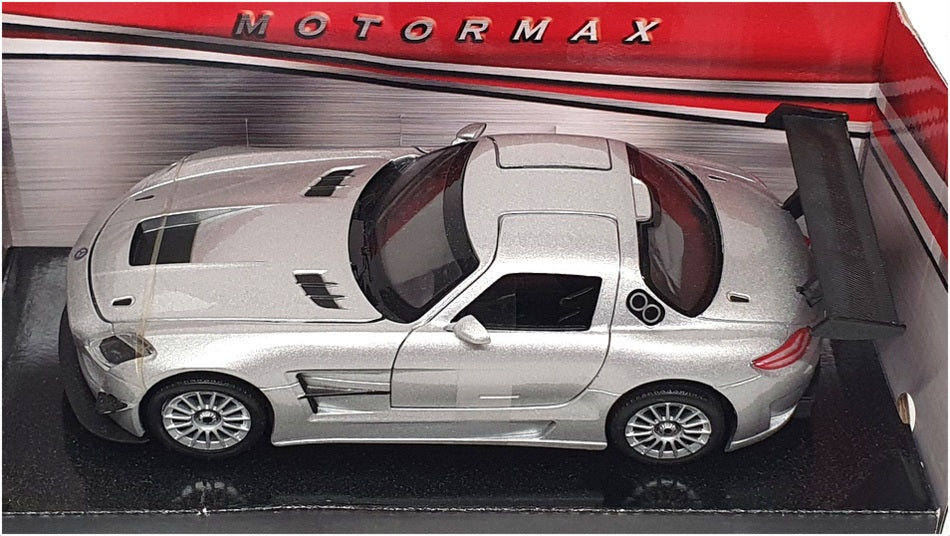Motor Max 1/24 Scale 73356 - Mercedes Benz SLS AMG GT3 - Silver