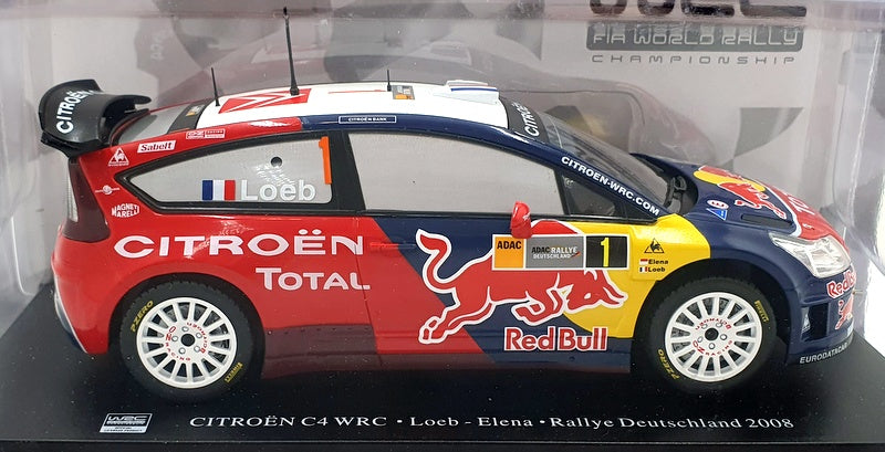 Hachette 1/24 Scale G113U023 - Citroen C4 WRC Germany 2008 Loeb #1
