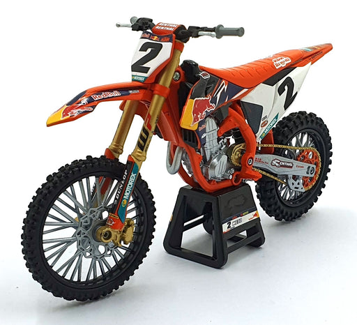 New Ray 1/12 Scale Diecast 58353 - KTM 450 SX-F #2 Motorbike - Cooper Webb