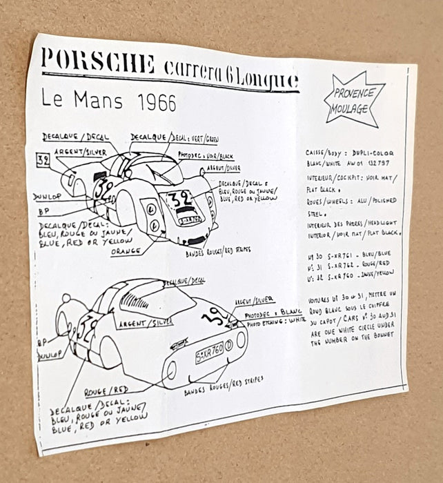 Provence Moulage 1/43 Scale Kit PM066 - Porsche Carrera 6 Longue LM 66