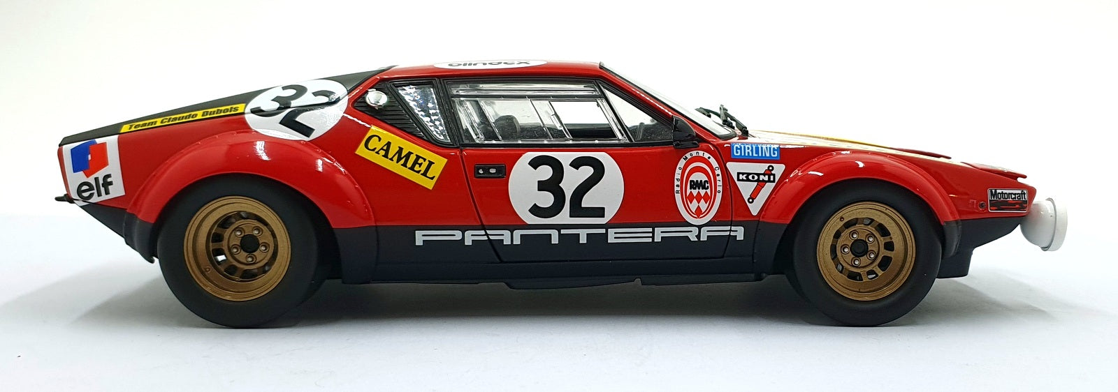 Kyosho 1/18 Scale 08855B 1972 De Tomaso Pantera 5.8L V8 #32 16th 24H Le Mans