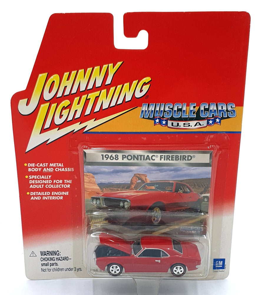Johnny Lightning 1/64 Scale 204-06 - Muscle Cars 1968 Pontiac Firebird - Red