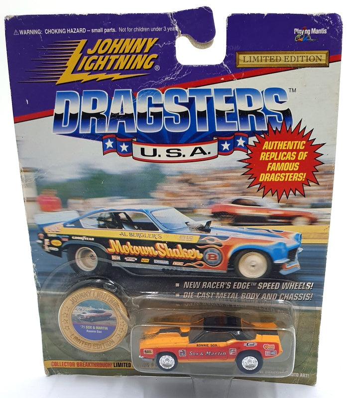 Johnny Lightning 1/64 Scale 302-130 Dragsters USA 1971 Sox and Martin - Sox