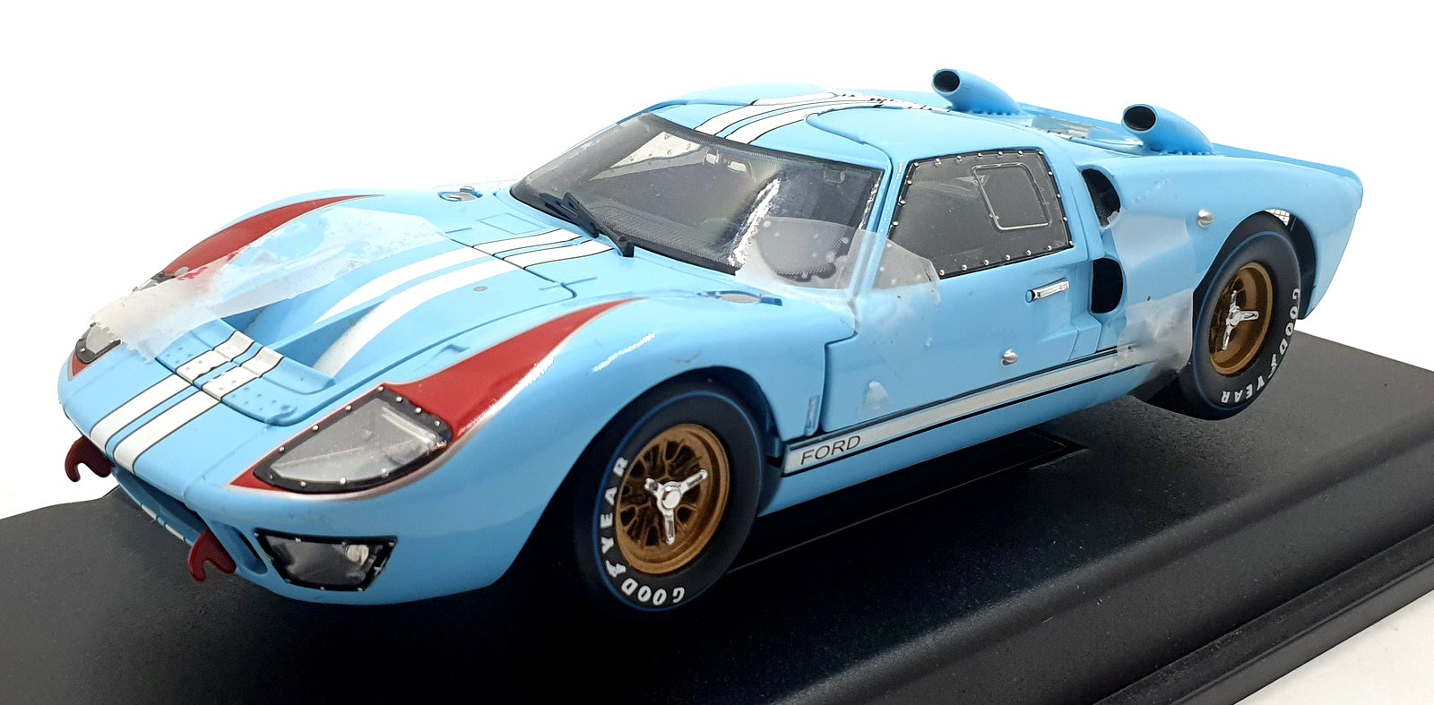 Shelby Collectibles 1/18 Scale Diecast 01409 - 1966 Ford GT-40 MkII - Blue