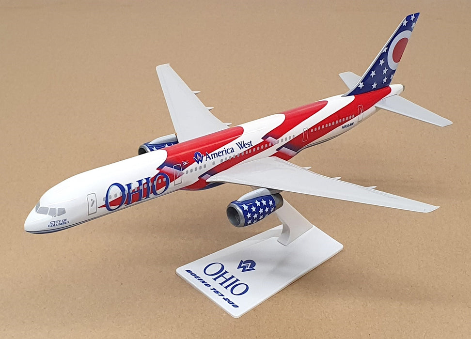 Flight Miniatures 1/200 Scale FM757O Snap Together Model Boeing 757-200 AW Ohio