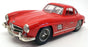Burago 1/18 Scale Diecast 3015 - Mercedes Benz 300 SL 1954 - Red