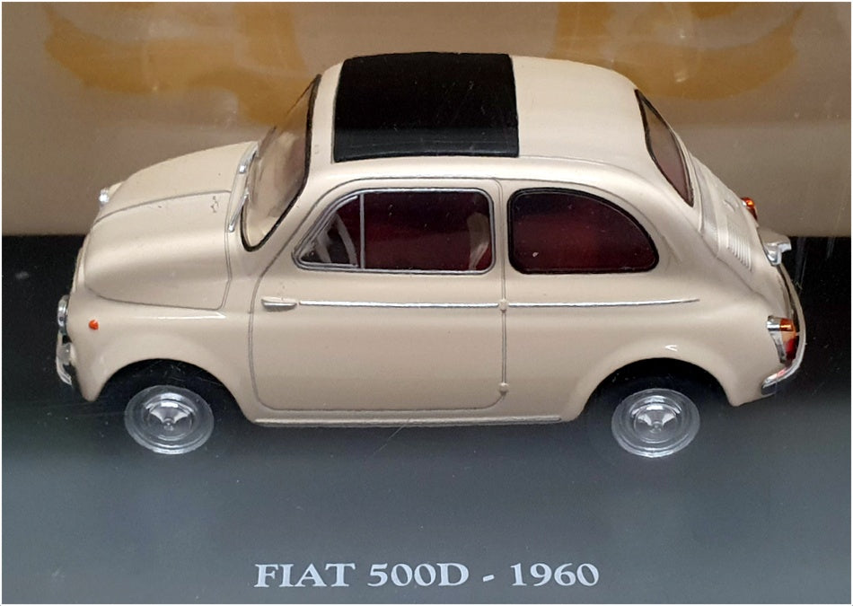 Altaya 1/24 Scale Diecast NX01 - 1960 Fiat 500D - Cream