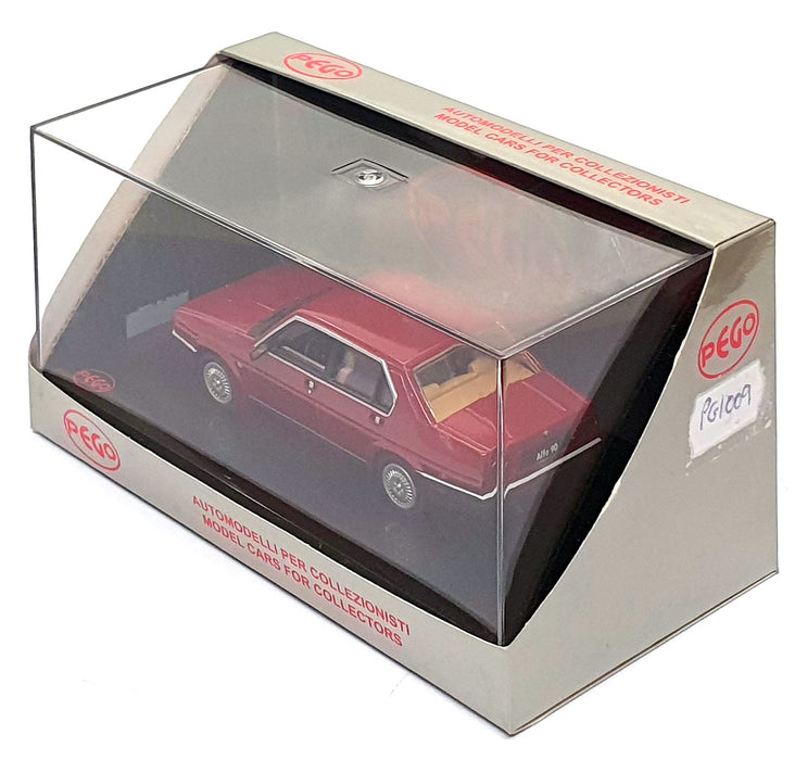Pego 1/43 Scale PG1009 - 1986 Alfa Romeo 90 Berlina - Met. Red