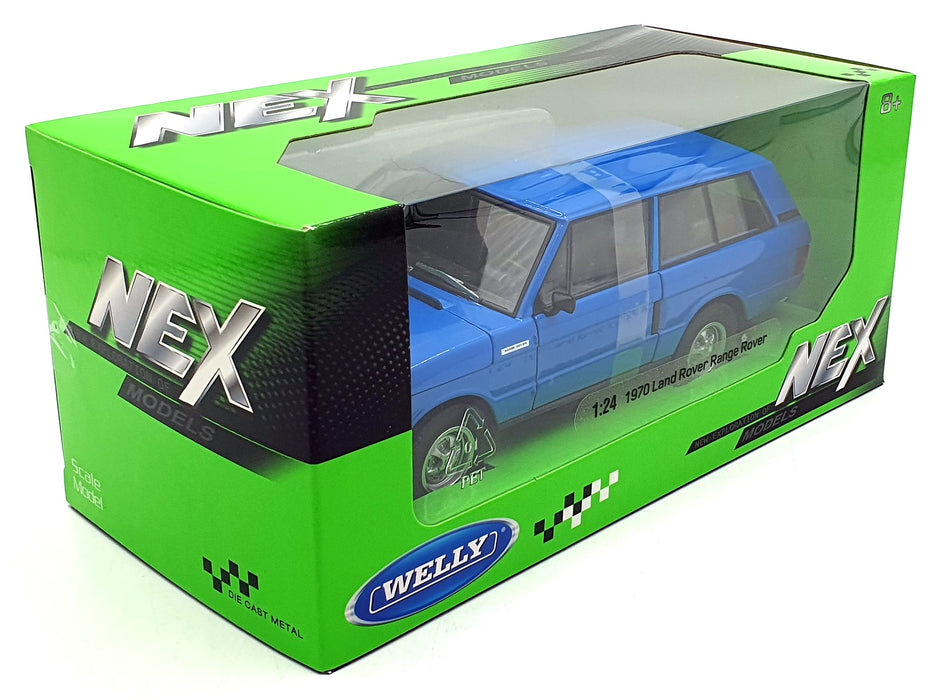 Welly NEX 1/24 Scale Diecast 24128W-L.Blue - 1970 Land Rover Range Rover L.Blue