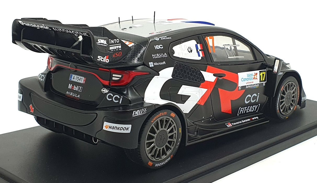 IXO 1/18 Scale 18RMC249B.22 Toyota GR Yaris Rally1 #17 Canary Island Rally 2025
