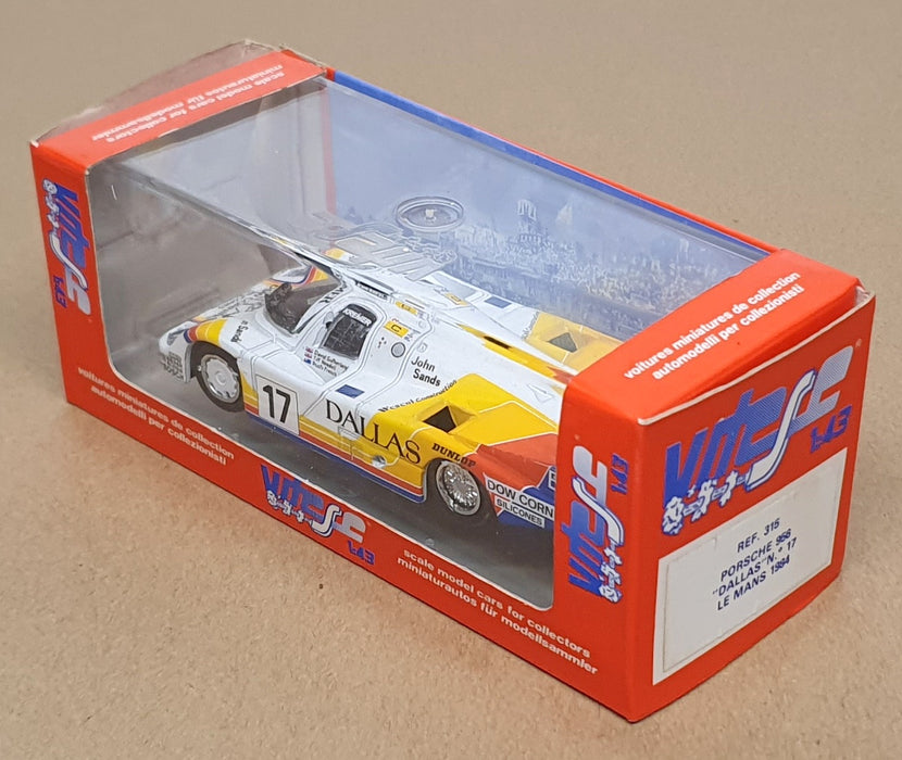 Vitesse 1/43 Scale Diecast 315 - Porsche 956 Dallas #17 Le Mans 1984