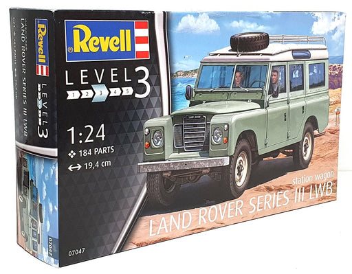 Revell 1/24 Scale Unbuilt Model Kit 07047 - Land Rover Series III LWB