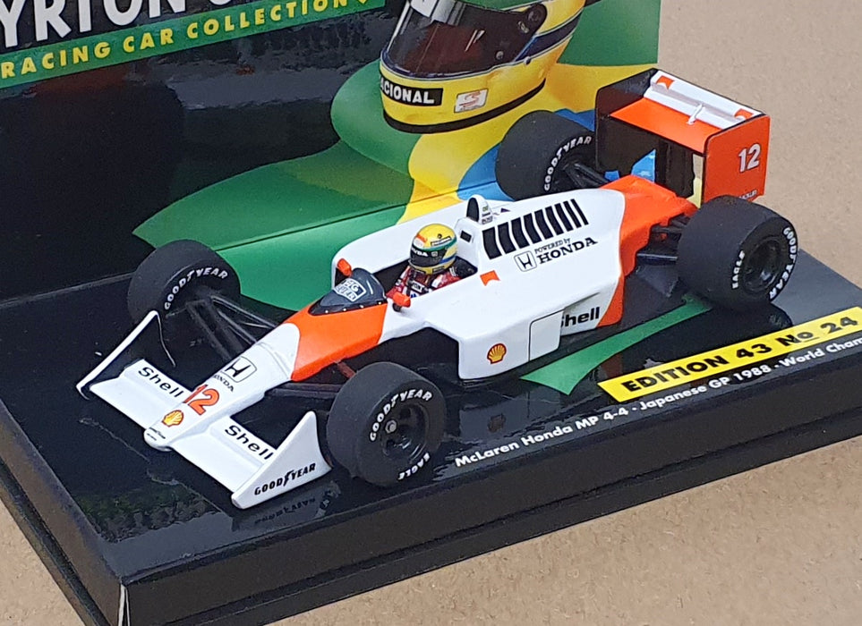 Minichamps 1/43 Scale 540 884392 - F1 McLaren Honda MP 4-4 Japan GP 1988 Senna