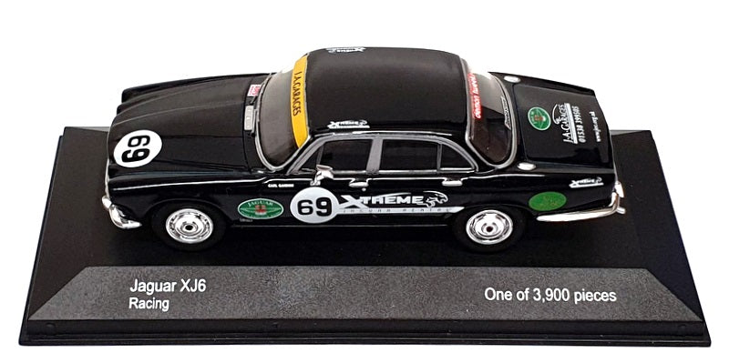 Vanguards 1/43 Scale Diecast VA08606 - Jaguar XJ6 Racing #69 - Black