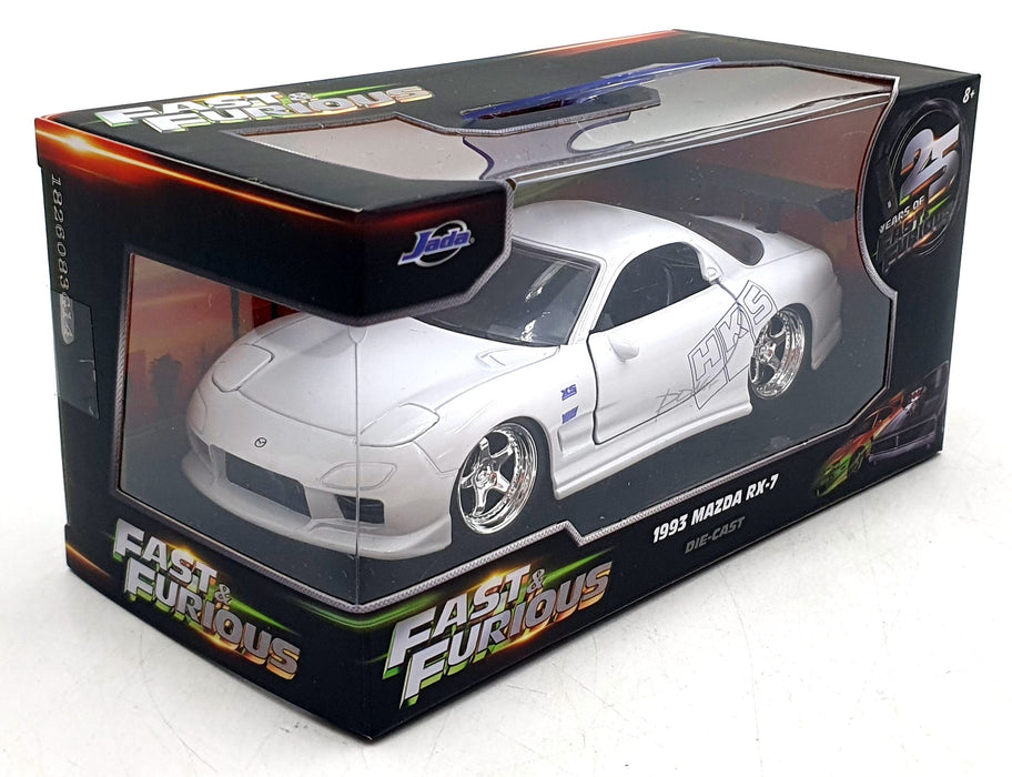 Jada 1/32 Scale 32588 - Fast & Furious 1993 Mazda RX-7 - White