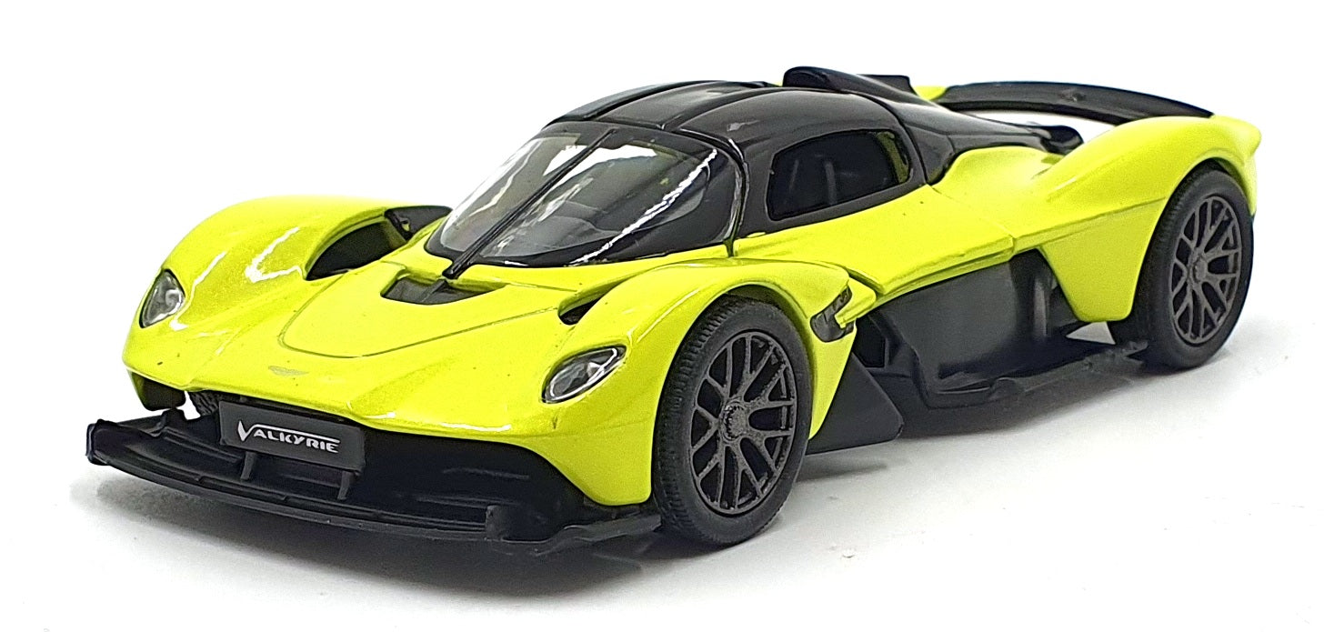 Kinsmart 1/36 Scale Pull Back & Go TY4257 - Aston Martin Valkyrie - Yellow