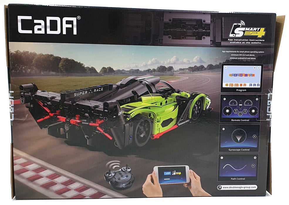 CADA  C51303W 1/10 Scale 395 pcs - Phantom Wing Sports Car Unbuilt RC 2.4G