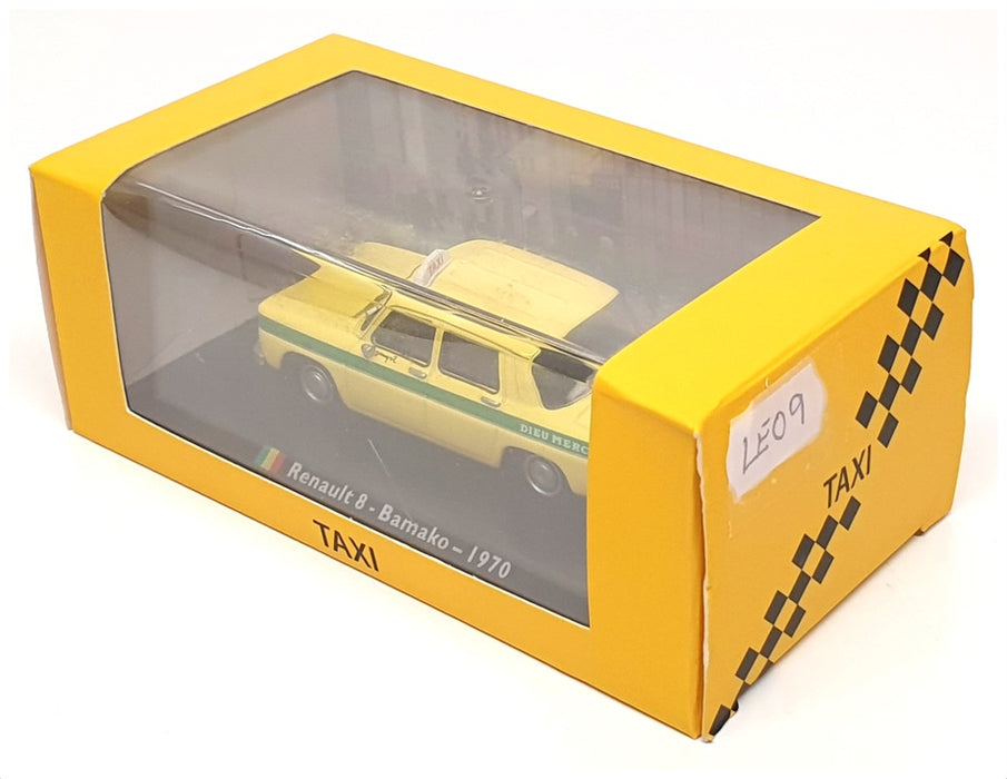 Leo Models 1/43 Scale LEO9 - Renault 8 Taxi Cab Bamako 1970 - Yellow