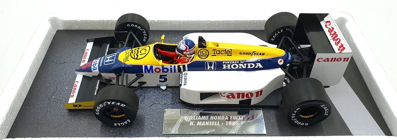 Minichamps 1/18 Scale 117 860005 Williams Honda FW11 1986 N.Mansell