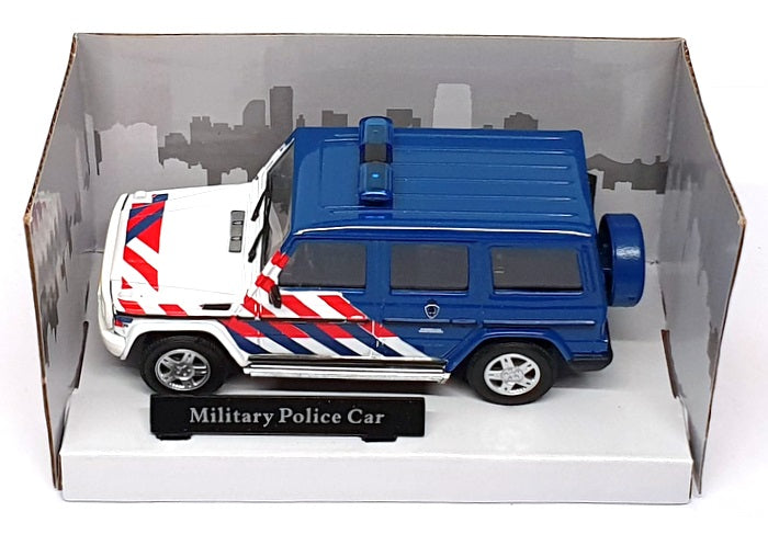 Cararama 1/43 Scale 4-53341 - Mercedes Benz Military Police Car - Blue/White/Red