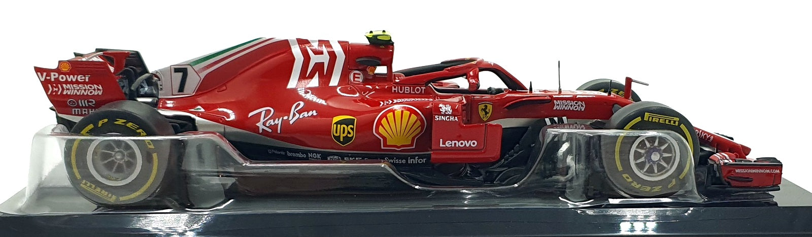 Altaya 1/24 Scale Diecast AT2001R - F1 Ferrari SF71H #7 Kimi Raikkonen 2018
