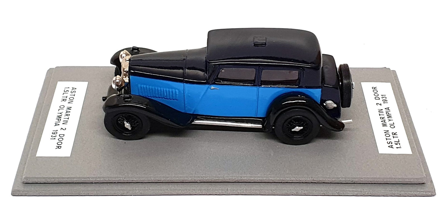 Unknown Brand ? 1/43 Scale Kit AM31BB - 1931 Aston Martin Olympia - Black/Blue