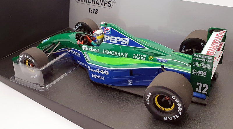 Minichamps 1/18 Scale 110 910332 - Jordan Ford 191 Zanardi Japan GP 1991
