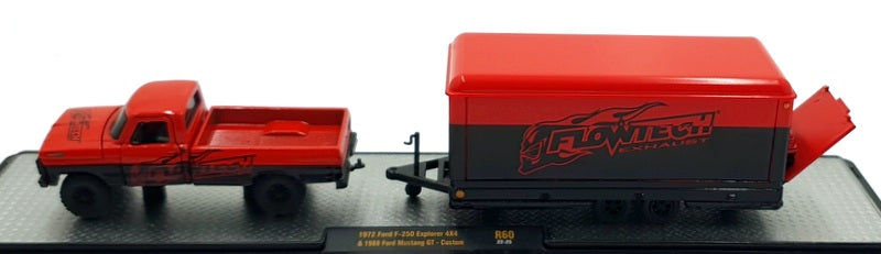 Castline M2 Machines 1/64 Scale FR60 '72 Ford F-250 Explorer 4x4/'88 Mustang GT