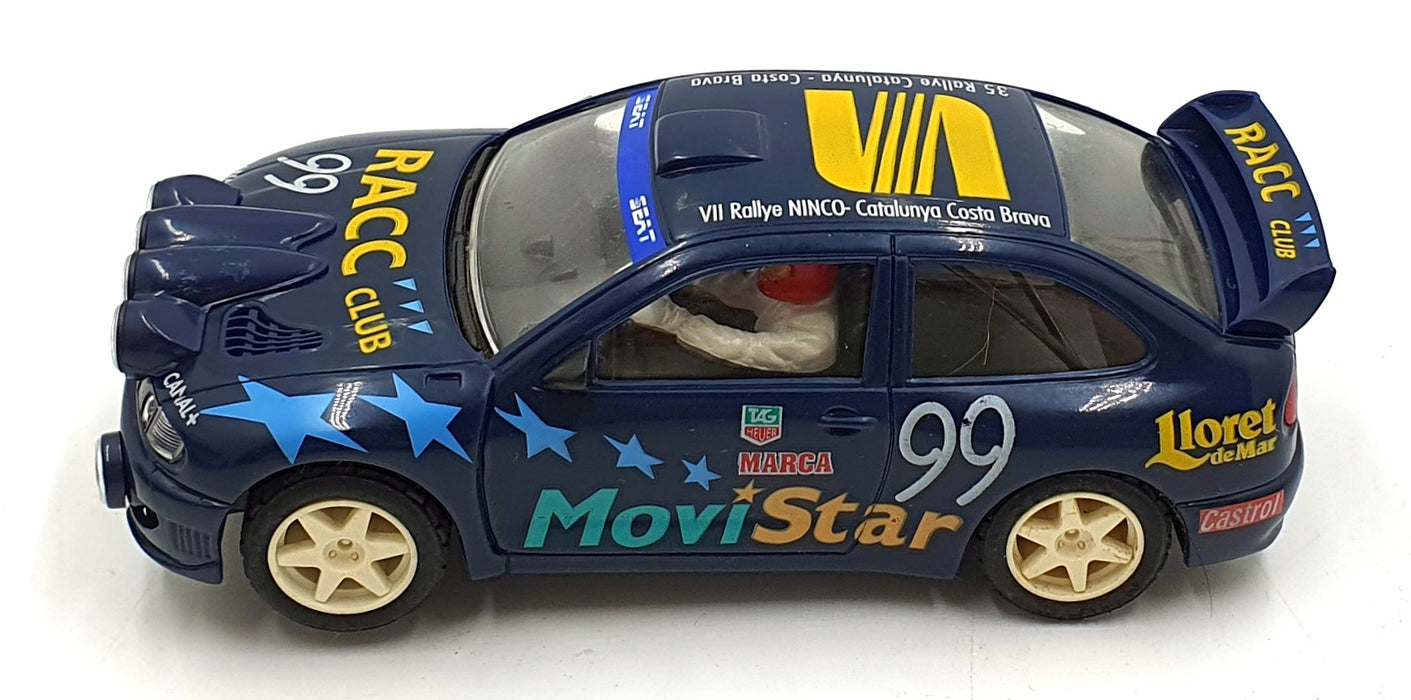 Ninco 1/32 Scale Slot Car 50182 - Seat Cordoba WRC #99 "Catalunya A-C Bravia" 