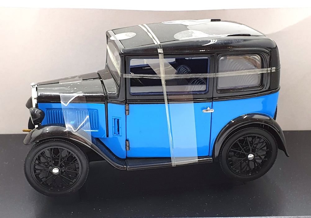 Ricko 1/18 Scale 32130 - 1932 Austin 7 De Luxe Saloon Blue/Black