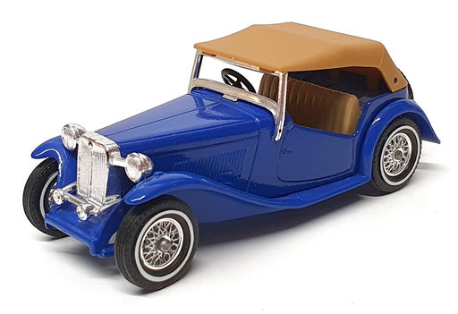 Matchbox Appx 9.5cm Long Diecast Y-8 - 1945 MG TC - Blue/Tan