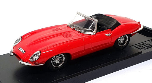 Box Model 1/43 Scale Diecast 8460 - Jaguar E Spyder - Red