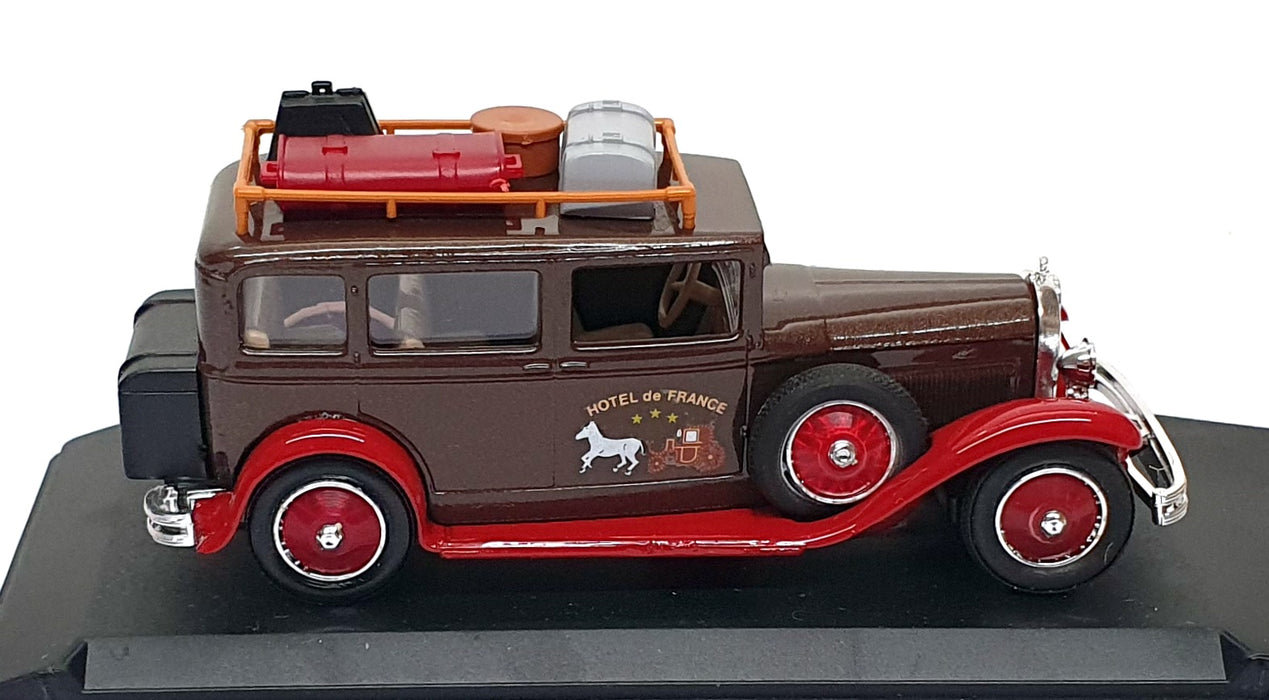 Eligor 1/43 Scale 1052 - 1930 Talbot Taxi Hotel De France - Brown/Red