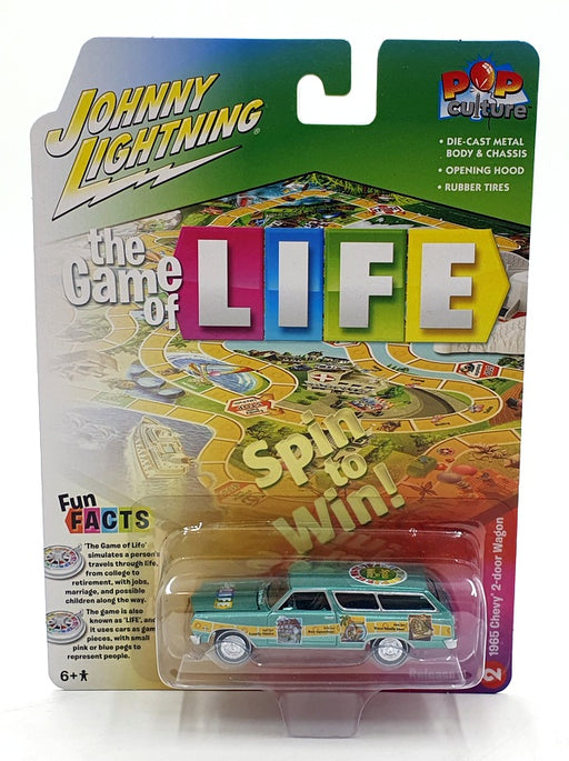 Johnny Lightning 1/64 Scale JLPC009 - 1965 Chevy 2-Door Wagon - The Game of Life