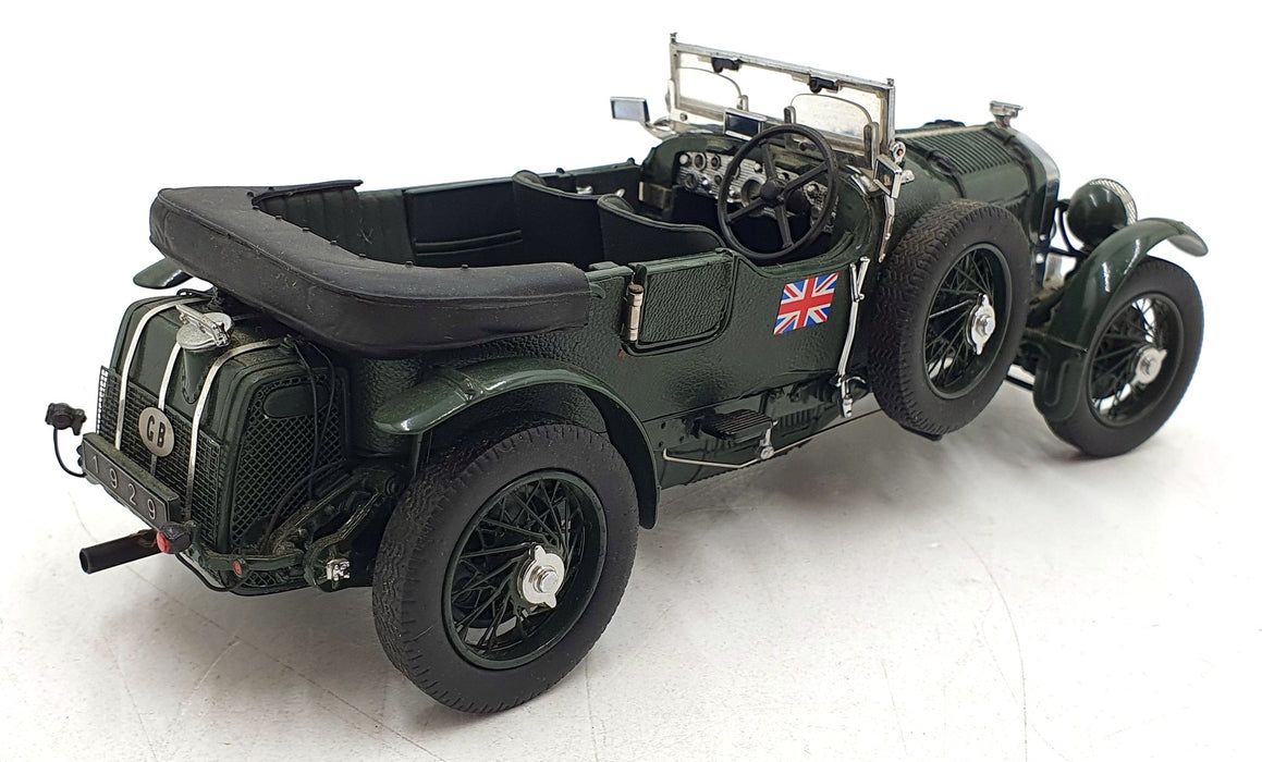 Franklin Mint 1/24 Scale B11T109C - 1929 Bentley Blower Green with Display Case