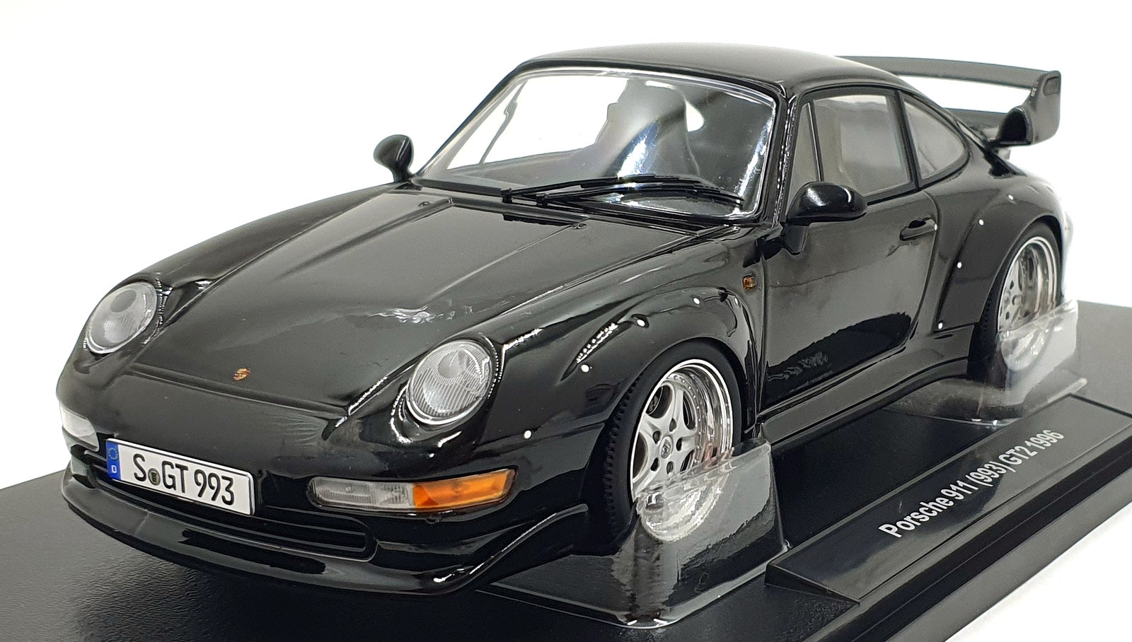 KK Scale 1/18 Scale KKDC181426S - 1996 Porsche 911 (993) GT2 - Black