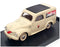 Brumm 1/43 Scale R345 - 1950 Fiat 500C Van (Lavazza) - Cream