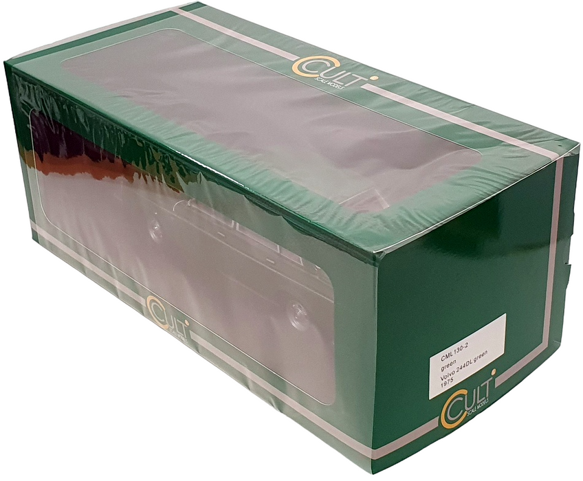 Cult Models 1/18 Scale CML130-2 - 1975 Volvo 244DL - Green